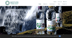 Desktop Screenshot of nationalforestspringwater.co.uk